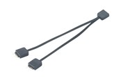 Obudowa komputerowa - akcesoria - Akasa AK-CBLD08-12BK - RGB LED splitter - 12 cm - AK-CBLD08-12BK