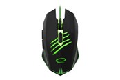 Myszka - Esperanza MX209 CLAW - mouse - USB - Myszy - Optyczny - 6 - Zielony - EGM209G