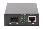 Wzmacniacz i transceiver  - DIGITUS Gigabit PoE Media Converter - DN-82140