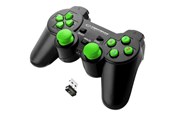 Akcesoria dla graczy - Esperanza GLADIATOR - Black/Green - Wireless Controller - PC - EGG108G
