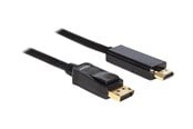 Kabel wyświetlacza - DeLOCK video cable - DisplayPort / HDMI - 2 m - 82587