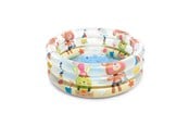 Baseny - Intex Little Sea Pals 3-pierścieniowy basenik dla niemowląt, 61x22 cm - 57106