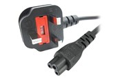 Kabel zasilający (zewnętrzny) - StarTech.com Cord 3 Slot for UK BS1363 to C5 Clover Leaf - power cable - 2 m - PXTNB3SUK2M