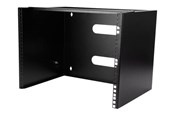 Szafa rack - StarTech.com Wall-Mount Bracket for Shallow Rack-Mount Equipment - Solid Steel - 8U cabinet - 8U - WALLMOUNT8