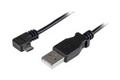 Kabel USB - StarTech.com Micro-USB Charge-and-Sync Cable M/M - Right-Angle Micro-USB - USB cable - 50 cm - USBAUB50CMRA