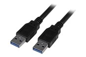 Kabel USB - StarTech.com USB 3.0 Cable - A to A - M/M - USB 3.1 Gen 1 (5 Gbps) - USB cable - 3 m - USB3SAA3MBK