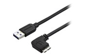 Kabel USB - StarTech.com Slim Right-Angle Micro USB 3.0 Cable M/M - USB 3.1 Gen 1 - USB cable - 50 cm - USB3AU50CMRS