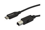 Kabel USB - StarTech.com USB C to USB B Cable - M/M - USB 2.0 - USB-C cable - 2 m - USB2CB2M