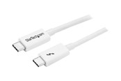 Kable FireWire, ThunderBolt  - StarTech.com Thunderbolt 3 (20Gbps) USB C Cable - White - 2m - TBLT3MM2MW