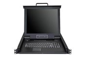 Monitor - 17" StarTech.com Rackmount KVM Console - 8 Ports with 17" LCD Monitor - KVM console - 17" - RKCONS1708K