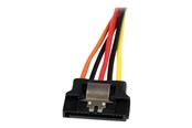 Kabel zasilający (wewnętrzny) - StarTech.com Latching SATA Power Y Splitter Cable Adapter - M/F - power splitter - 15.24 cm - PYO2LSATA