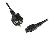 Kabel zasilający (zewnętrzny) - StarTech.com 3 Prong Laptop Power Cord Schuko CEE7 to C5 Clover Leaf - power cable - 1 m - PXTNB3SEU1M