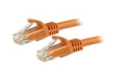 Kabel sieciowy - StarTech.com Gigabit Snagless RJ45 UTP Cat6 Patch Cable Cord - patch cable - 3 m - orange - Pomarańczowy - 3m - N6PATC3MOR