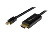 Kabel wyświetlacza - StarTech.com Mini DisplayPort to HDMI Adapter Cable - 5 m (15 ft) - 4K 30Hz - video cable - DisplayPort / HDMI - 5 m - MDP2HDMM5MB