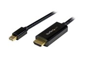 Kabel wyświetlacza - StarTech.com Mini DisplayPort to HDMI Adapter Cable - 3 m (10 ft) - 4K 30Hz - video cable - DisplayPort / HDMI - 3 m - MDP2HDMM3MB