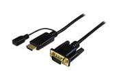 Kabel wyswietlacza - StarTech.com HDMI to VGA active converter cable HDMI to VGA adapter - video converter - 0.9m - HD2VGAMM3