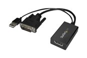 Kabel wyswietlacza - StarTech.com DVI to DisplayPort Adapter - USB Power - DVI-D to DP Converter - display adapter - DVI2DP2