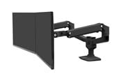 Uchwyt na monitor - Ergotron LX Dual Side-by-Side Arm - Black - 45-245-224