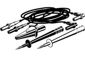 Instrumenty - Elma Instruments Test lead kit for digimeg insulation tester - 5703534830154