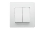 Przelaczniki - Legrand Double two switch 10a white - 664702