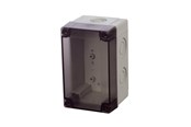 Rozdzielnice i szafy sterownicze - FIBOX Enclosure pc metric smoked transparent cover pcm 100/75 t - 6016902