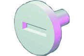 Rozdzielnice i szafy sterownicze - FIBOX Cover screw ss 12136 grey slotted head - 4712136
