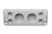 Rozdzielnice i szafy sterownicze - FIBOX Mb10019-pm / oezxc 2 cable gland plate set complete. - 2550063