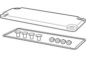 Rozdzielnice i szafy sterownicze - FIBOX Mb10324pm flange set - 2550068