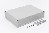 Rozdzielnice i szafy sterownicze - FIBOX Cover ekp80-g grey 380x280x80 - 3730559