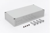 Rozdzielnice i szafy sterownicze - FIBOX Cover ekm80-g grey 380x190x80 - 3730557