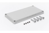 Rozdzielnice i szafy sterownicze - FIBOX Cover ekm30-g grey 380x190x30 - 3730145