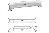 Kasety, listwy szynowe i mocowania - Wibe Junction coupling 14 hdg - 725096