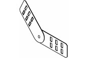 Kasety, listwy szynowe i mocowania - Wibe Adjustable down.rising piece - CSU76120009