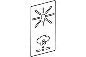 Kasety, listwy szynowe i mocowania - Wibe Mounting plate - CSU08250109