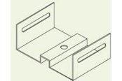 Kasety, listwy szynowe i mocowania - Wibe Inside channel bracket u - 300mm fzs - CSU08143009