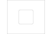 Kasety, listwy szynowe i mocowania - Hager Cover 1e/br 130 perlewhite - 1E/BR130PH