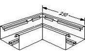 Kasety, listwy szynowe i mocowania - Tehalit Flat angle br 70130 l 8775 perlewhite - L8775PH