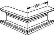 Kasety, listwy szynowe i mocowania - Hager External corner br 70130 pw - L8772PERL