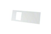 Kasety, listwy szynowe i mocowania - Hager Cover 1m 1se/br 130 perlewhite - 1SE/BR130PH