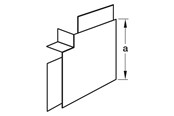 Kasety, listwy szynowe i mocowania - Tehalit Flat bend lf 20035/36 ph - M6145PH