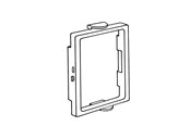Kasety, listwy szynowe i mocowania - Tehalit Frame brn pw for clicline single - 1RC/BRN PH