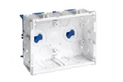 Kasety, listwy szynowe i mocowania - Hager Junction box clicline double - SC2-BRHN/BLÅ FOD