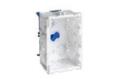 Kasety, listwy szynowe i mocowania - Hager Junction box clicline single - SC1-BRHN/BLÅ FOD