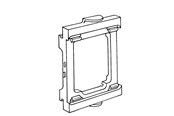 Kasety, listwy szynowe i mocowania - Tehalit Frame single  opus 1ro/brn perlewhite - 1RO/BRNPH