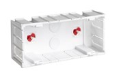 Kasety, listwy szynowe i mocowania - Tehalit Opus tredoublebox with red foot so3-fr - SO3-FB
