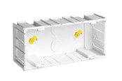 Kasety, listwy szynowe i mocowania - Hager Junction box tripel opus - SO3-BR/GUL FOD
