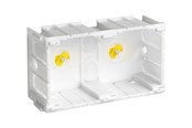 Kasety, listwy szynowe i mocowania - Hager Junction box double opus - 504N 3202