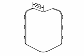 Kasety, listwy szynowe i mocowania - Tehalit External corner sl 20051 m 5552 perlewhite - M5552PH