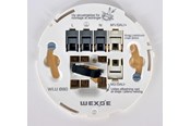 Przelaczniki - Wexøe ceiling outlet antrazit ral9011 - WLU Ø80 9011