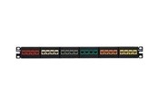 Akcesoria sieciowe - PANDUIT Nk modular pp flat 24p 1ru ea black - NKFP24Y
